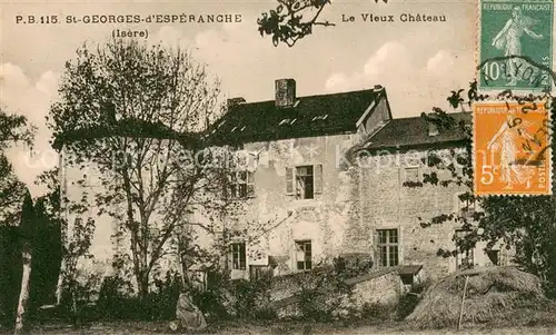 AK / Ansichtskarte Saint Georges d_Esperanche Le Vieux Chateau Saint Georges d