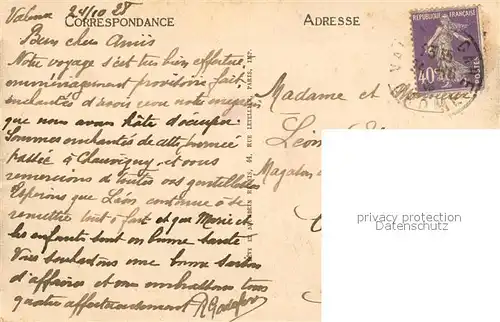 AK / Ansichtskarte Valence_Charente Le Belvedere du parc Jouvet Valence_Charente