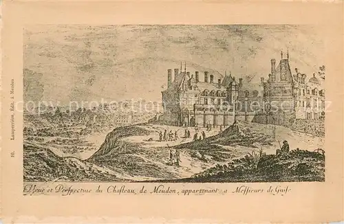 AK / Ansichtskarte Meudon Chateau de Meudon appartenant a Messieurs de Guife Meudon