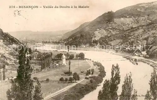 AK / Ansichtskarte Besancon_Doubs Vallee du Doubs a la Malate Besancon Doubs