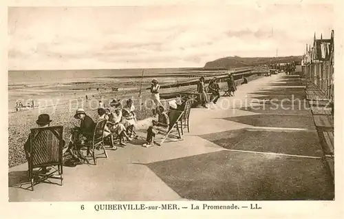 AK / Ansichtskarte Quiberville La Promenade Quiberville
