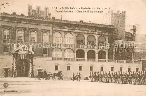 AK / Ansichtskarte Monaco Palais du Prince Carabiniers Garde d honneur Monaco