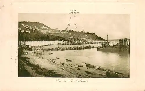 AK / Ansichtskarte Nice_Alpes_Maritimes Vue panoramique du Mont Boron Nice_Alpes_Maritimes