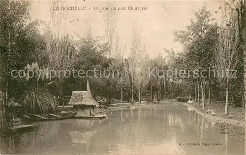 AK / Ansichtskarte La_Rochelle_Charente Maritime Un coin du parc Charruyer La_Rochelle