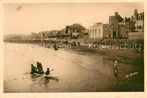 AK / Ansichtskarte Villers sur Mer Ancien casino et la plage Villers sur Mer