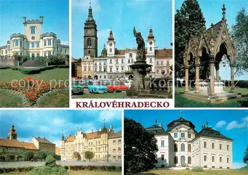 AK / Ansichtskarte Kralovehradecko_Hradec_Kralove Sehenswuerdigkeiten Schloss Denkmal Sarkophag 