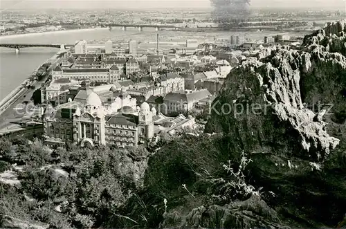 AK / Ansichtskarte Budapest Panorama Blick vom Gellert Berg Budapest