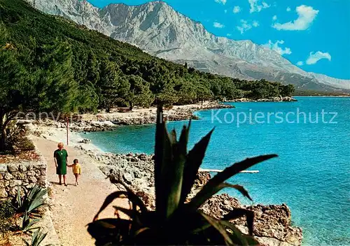 AK / Ansichtskarte Brela Kuestenpanorama Brela