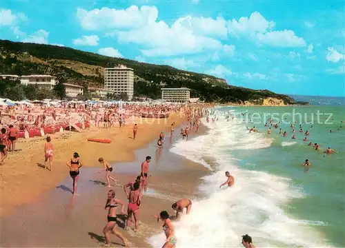 AK / Ansichtskarte Slatni_Pjasazi Strand am Schwarzen Meer Slatni_Pjasazi