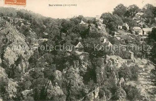 AK / Ansichtskarte Servieres Panorama Servieres