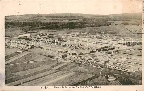 AK / Ansichtskarte Camp_de_Sissonne Vue generale aerienne Camp_de_Sissonne