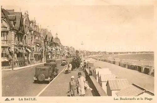 AK / Ansichtskarte La_Baule_sur_Mer Les Boulevards et la Plag La_Baule_sur_Mer