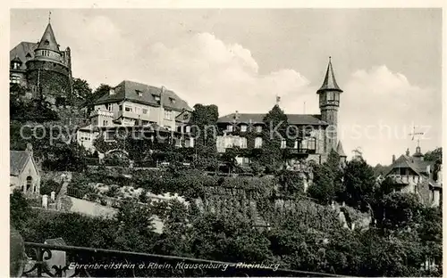 AK / Ansichtskarte Koblenz_Rhein Ehrenbreitstein Klausenburg Rheinburg Koblenz_Rhein