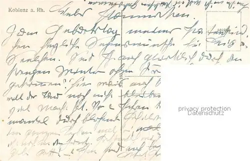 AK / Ansichtskarte Koblenz_Rhein Ehrenbreitstein Klausenburg Rheinburg Koblenz_Rhein