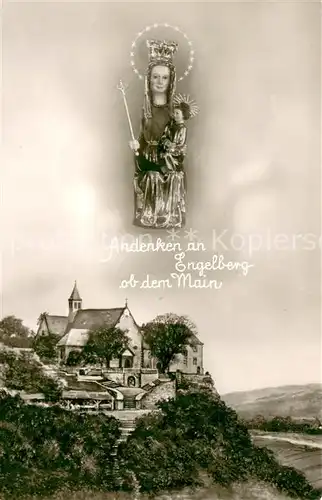 AK / Ansichtskarte Engelberg_Kloster mit Gnadenbild Engelberg_Kloster
