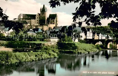 AK / Ansichtskarte Diez_Lahn mit altem Schloss Diez_Lahn