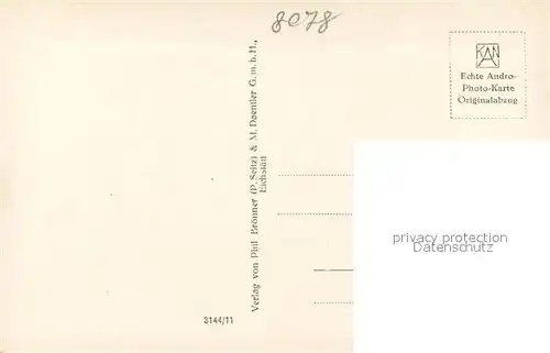 AK / Ansichtskarte Eichstaedt Willibaldsburg Eichstaedt