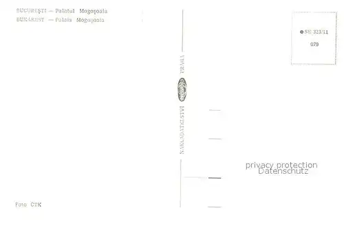 AK / Ansichtskarte Bukarest Palatul Mogosoala Palast Bukarest