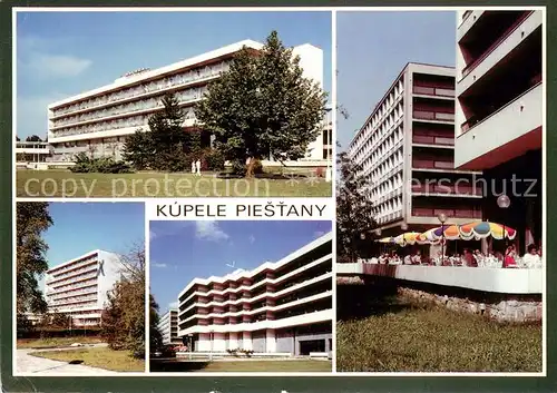 AK / Ansichtskarte Kupele_Piestany Kurhaeuser Hotels Kupele_Piestany