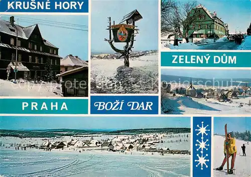 AK / Ansichtskarte Bozi_Dar_Gottesgab Winter  und Sommererholungszentrum Winterlandschaft Bozi_Dar_Gottesgab