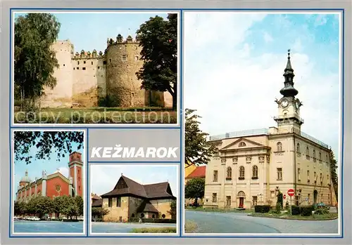 AK / Ansichtskarte Kezmarok Schloss Teilansichten Gebaeude Kezmarok