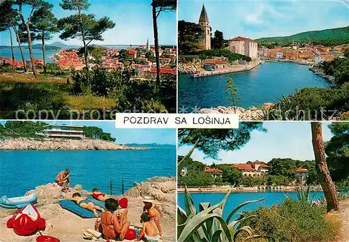 AK / Ansichtskarte Losinj Panorama Hafen Losinj