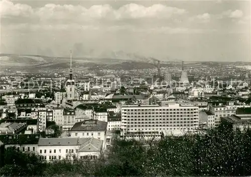AK / Ansichtskarte Brno_Bruenn Stadtpanorama Hotel International Blick von der Burg aus Brno_Bruenn