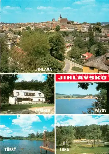 AK / Ansichtskarte Jihlava_Iglau Panorama Cerinek Baude Pavov Campingplatz Trest Luka 