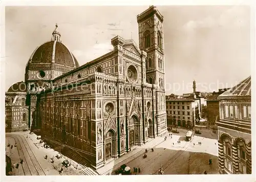 AK / Ansichtskarte Firenze_Florenz Piazza del Duomo 