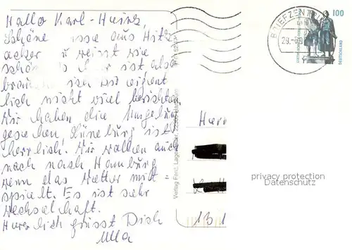 AK / Ansichtskarte Hitzacker_Elbe Kurhotel Waldfrieden Kirche Wildgehege Fahrgastschiffe Blick vom Weinberg Drawehnerstr Riesenkastanie Kurmittelhaus Hitzacker Elbe