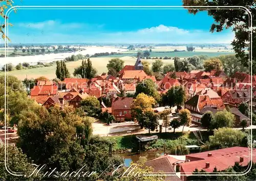 AK / Ansichtskarte Hitzacker_Elbe Blick vom Weinberg Hitzacker Elbe