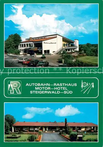 AK / Ansichtskarte Wachenroth Autobahn Rasthaus Motor Hotel Steigerwald Sued Wachenroth