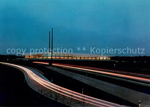 AK / Ansichtskarte St_Michaelisdonn Autobahn Brueckenrasthaus Dammer Berge St_Michaelisdonn