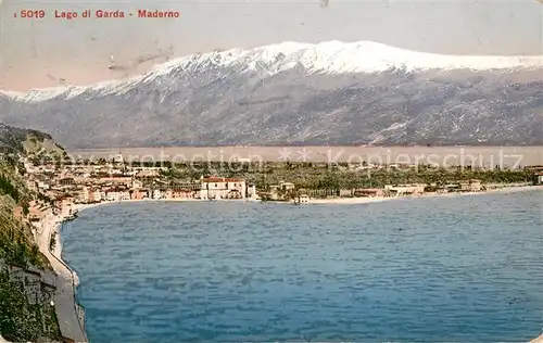 AK / Ansichtskarte Maderno_Lago_di_Garda Panorama Gardasee Berge Maderno_Lago_di_Garda