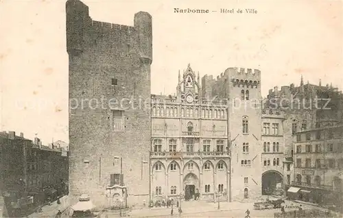 AK / Ansichtskarte Narbonne_Aude Hotel de Ville Narbonne Aude