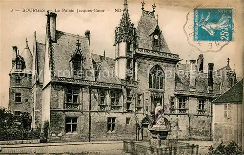 AK / Ansichtskarte Bourges Palais Jacques Coeur Bourges