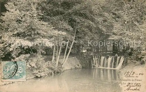 AK / Ansichtskarte Neauphle le Vieux Chateau Chute d eau Cascade Neauphle le Vieux