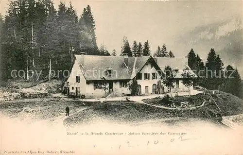 AK / Ansichtskarte Saint Pierre de Chartreuse Maison forestiere des Charmettes Massif de la Grande Chartreuse Saint Pierre de Chartreuse