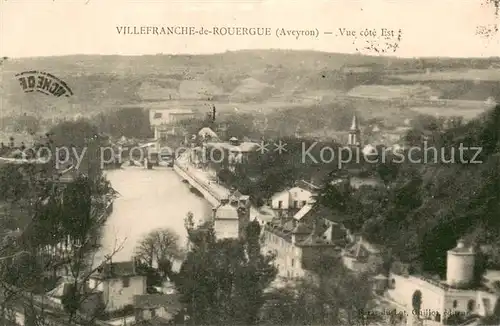 AK / Ansichtskarte Villefranche de Rouergue Vue cote est Villefranche de Rouergue