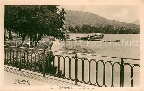 AK / Ansichtskarte Gerardmer_Vosges Un coin du lac Gerardmer Vosges