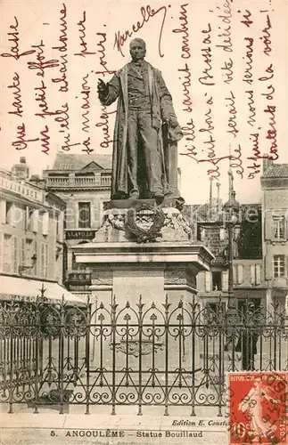 AK / Ansichtskarte Angouleme Statue Bouillaud Monument Angouleme