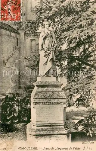 AK / Ansichtskarte Angouleme Statue de Marguerite de Valois Monument Angouleme