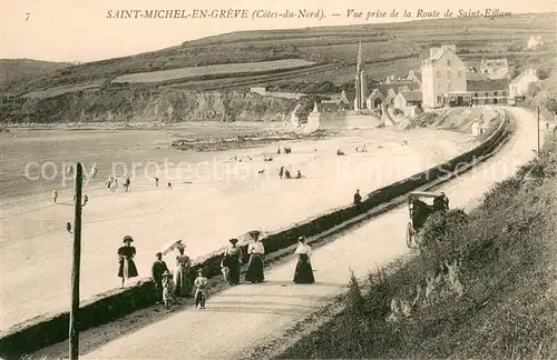 AK / Ansichtskarte Saint Michel en Greve Vue prise de la Route de Saint Efflam Saint Michel en Greve