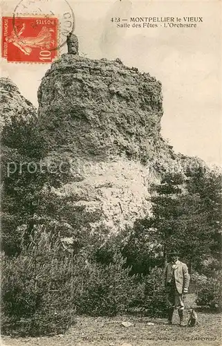AK / Ansichtskarte Montpellier le Vieux_Montagne Salle des Fetes Orchestre Felsformationen 