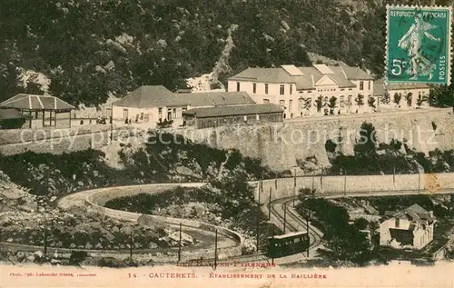 AK / Ansichtskarte Cauterets Etablissement de la Railliere Cauterets