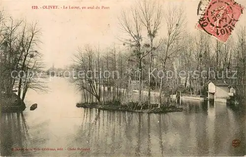 AK / Ansichtskarte Olivet_Loiret Le Loiret en aval du pont Olivet Loiret