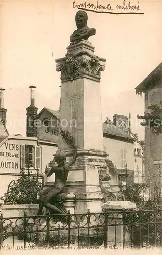 AK / Ansichtskarte Dreux Monument Louis Terrier Buste Dreux