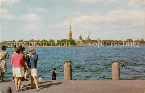 AK / Ansichtskarte Leningrad_St_Petersburg View of the Peter and Paul Fortress Leningrad_St_Petersburg