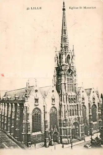 AK / Ansichtskarte Lille_Nord Eglise St Maurice Lille_Nord