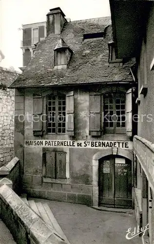 AK / Ansichtskarte Lourdes_Hautes_Pyrenees Maison Paternelle de Sainte Bernadette Soubirous Lourdes_Hautes_Pyrenees